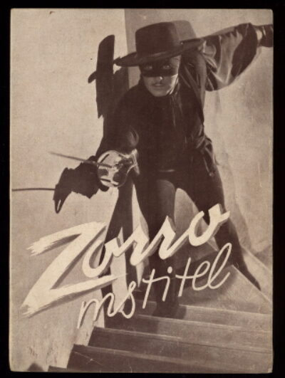 filmový prospekt / movie prospectus – Zorro mstitel