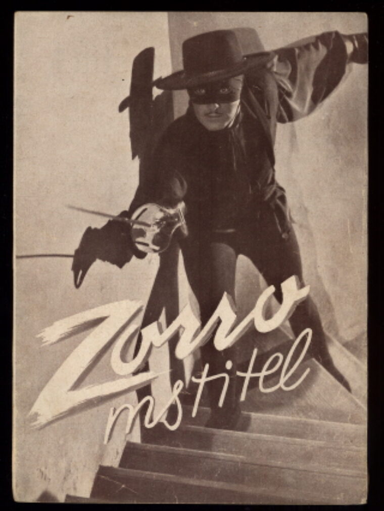 filmový prospekt / movie prospectus – Zorro mstitel