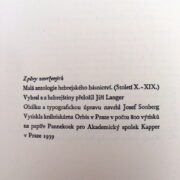 Langer Jiří – Zpěvy zavržených